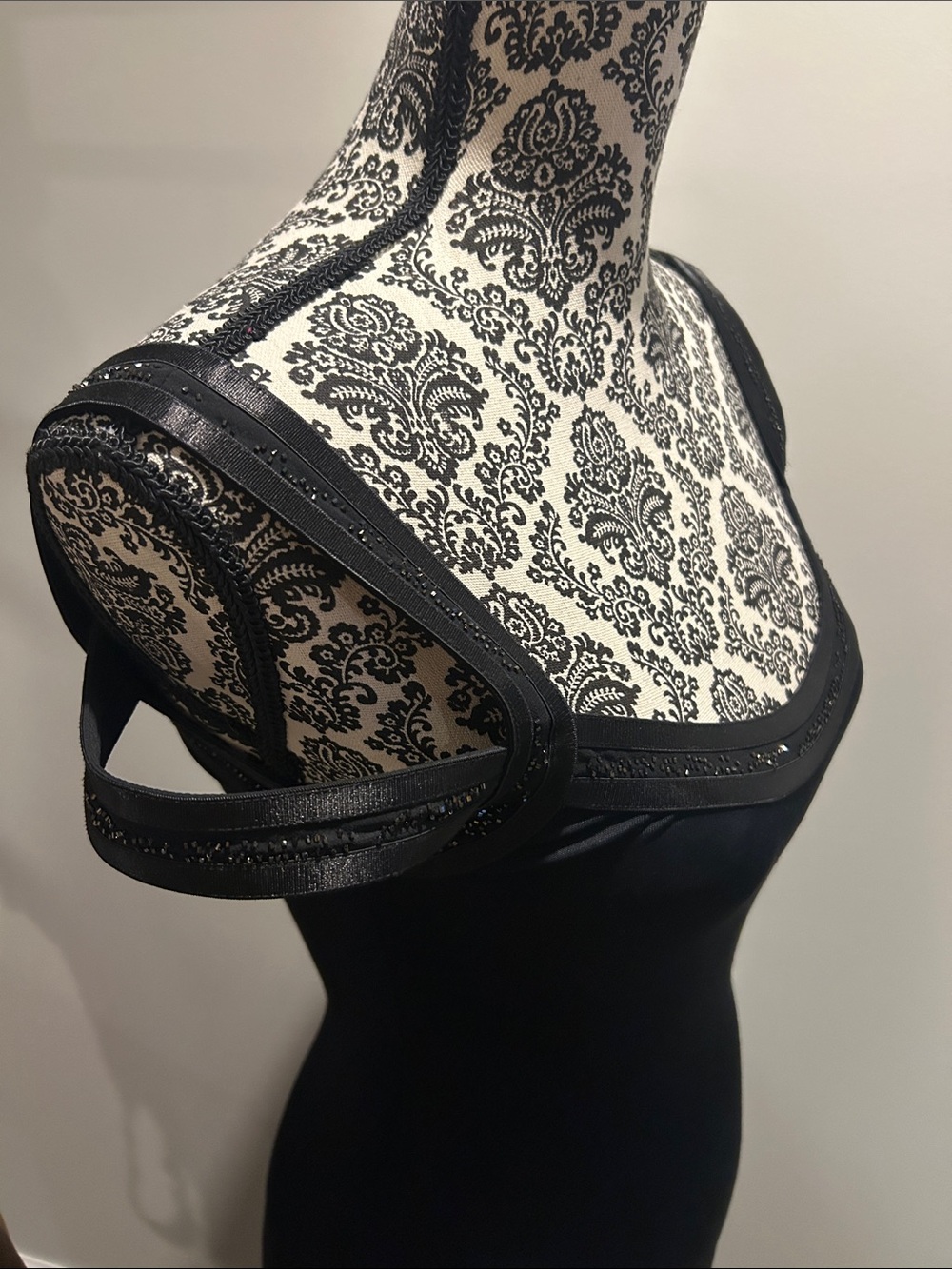 Armani Exchange Black off the Shoulder Strap Midi Dress - Picture 4 of 6